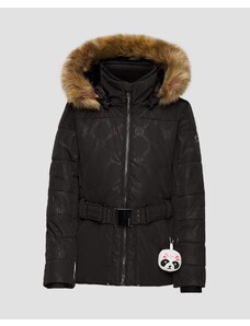 Jachetă de schi pentru fete Poivre Blanc JUNIOR - negru