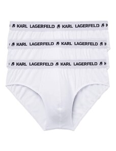 KARL LAGERFELD M Lenjerie (Pack of 3) Logo Briefs Set 211M2103 100 white