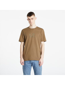 Tricou pentru bărbați C.P. Company Jersey Embossed Logo T-Shirt Butternut