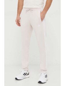 adidas pantaloni de trening culoarea roz, cu imprimeu IX2372