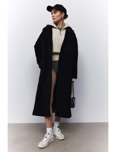 Answear Lab pulover femei, culoarea bej, cu turtleneck