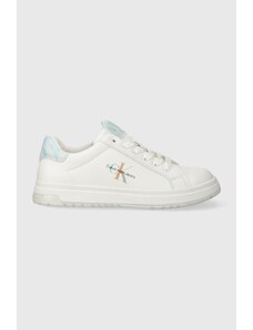 Calvin Klein Jeans sneakers pentru copii culoarea alb