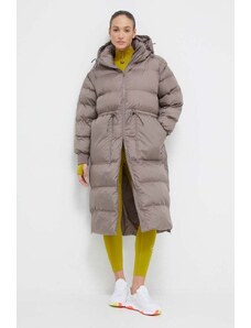 adidas by Stella McCartney geacă femei, culoarea bej, de iarnă IT5737