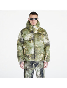 Jachetă cu puf pentru bărbați Nike ACG "Lunar Lake" Allover Print Puffer Jacket UNISEX Oil Green/ Medium Olive/ Reflective Silv