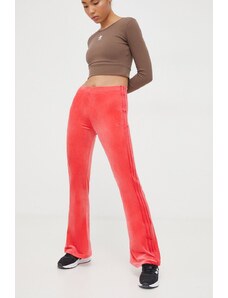 adidas Originals pantaloni de trening din velur culoarea roz, cu imprimeu IT7563