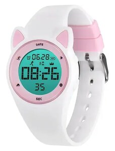 OEM Ceas Smartwatch pentru copii Pedometru Distanta Cronometru Alb