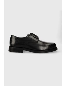 Karl Lagerfeld pantofi de piele KRAFTMAN barbati, culoarea negru, KL11423A