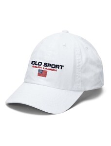 Polo Ralph Lauren șapcă din bumbac pentru copii culoarea alb, modelator