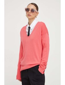 BOSS Orange pulover femei, culoarea roz 50507163