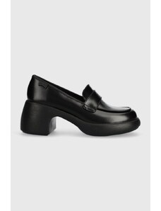 Camper pantofi de piele Thelma culoarea negru, cu toc drept, K201292.016