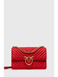 Pinko poseta de piele culoarea rosu, 100941 A0GK