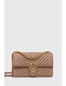 Pinko poseta de piele culoarea maro, 100941 A0GK