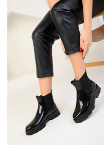 Soho Women's Black Boots & Bootie 18700