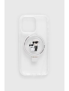 Karl Lagerfeld Husă pentru telefon iPhone 13 Pro / 13 6.1" culoarea transparent