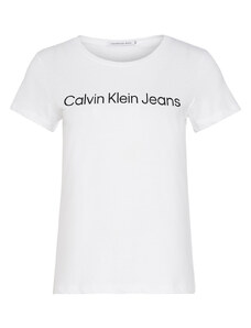 CALVIN KLEIN T-Shirt Core Instit Logo Slim Fit Tee J20J220253 YAF bright white