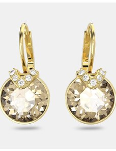 Swarovski bella v drop earrings in gold tone plated