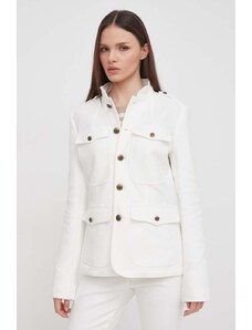 Polo Ralph Lauren geacă femei, culoarea alb, de tranziție 211942569