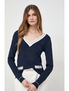 Marciano Guess pulover femei, culoarea albastru marin, light