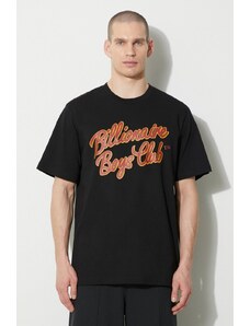 Billionaire Boys Club tricou din bumbac Script Logo bărbați, culoarea negru, cu imprimeu, B24134