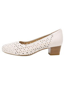 Pantofi dama, Karisma, JIJI20106D-52-N-Bej, casual, piele naturala, cu toc, bej (Marime: 37)