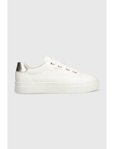 Gant sneakers din piele Avona culoarea alb, 28531451.G296