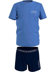 Tommy Hilfiger Underwear Pijamale albastru / bleumarin / roșu / alb