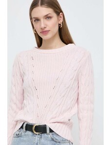 Guess pulover femei, culoarea roz