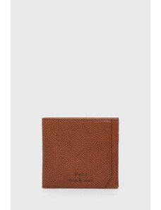 Polo Ralph Lauren portofel de piele bărbați, culoarea maro 405914158