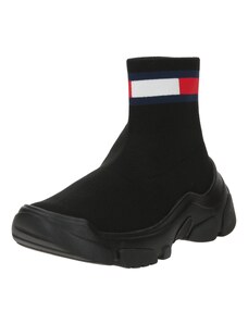 Tommy Jeans Sneaker înalt roșu / negru / alb