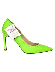 Pantofi dama din piele naturala, Verde-Paolo Conte D.501 NEON