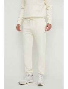 Polo Ralph Lauren pantaloni de trening din bumbac culoarea bej, uni 710916699