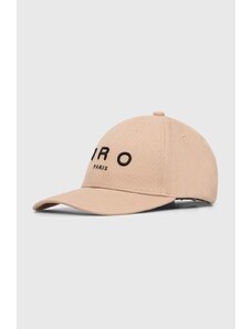 IRO șapcă de baseball din bumbac culoarea bej, cu imprimeu