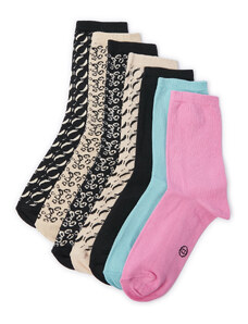 Orsay Súprava siedmich pairs of women's socks in beige and black - Women