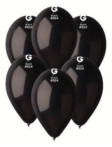 Gemar Balon negru pastelat 30 cm 100 buc