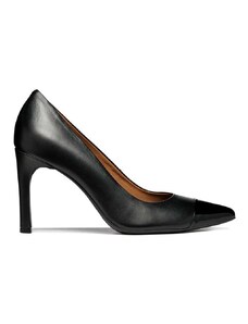 Geox pantofi cu toc D FAVIOLA culoarea negru, D458UC 0TUHH C9999