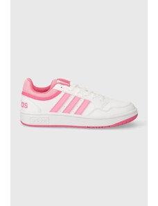 adidas Originals sneakers pentru copii HOOPS 3.0 K culoarea roz