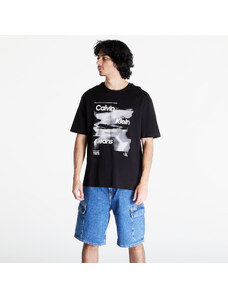 Tricou pentru bărbați Calvin Klein Jeans Diffused Logo Short Sleeve Tee Black