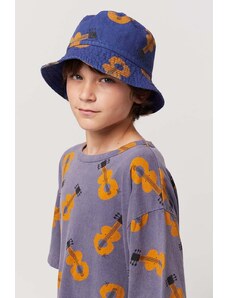 Bobo Choses pălărie din bumbac pentru copii culoarea albastru marin, bumbac