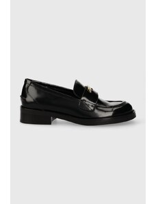 DKNY Crocs sneakers PENNY femei, culoarea negru, cu toc plat K1434520