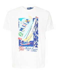 Polo Ralph Lauren Tricou albastru / galben / roșu / alb