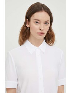 Tommy Hilfiger cămașă femei, culoarea alb, cu guler clasic, regular WW0WW41831