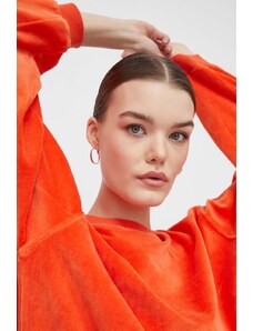 Billabong bluza femei, culoarea portocaliu, neted