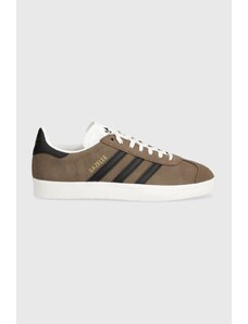 adidas Originals sneakers din piele întoarsă Gazelle culoarea maro, ID3190