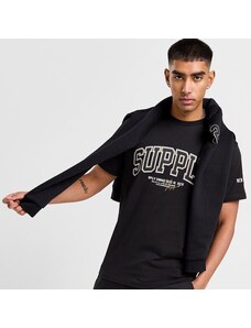 Supply & Demand Tricou Ring Tee Blk Bărbați Îmbrăcăminte Tricouri SUPTM17001007 Negru