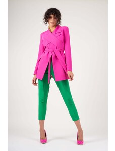 Bluzat Green slim fit trousers