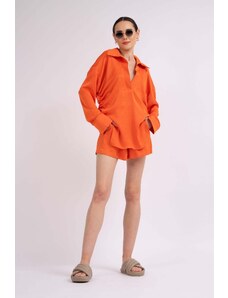 Bluzat Orange set with shirt and boxer shorts