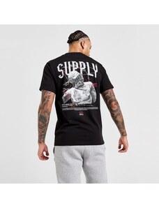 Supply & Demand Tricou Razor Tee Blk Bărbați Îmbrăcăminte Tricouri SUPTM17000007 Negru