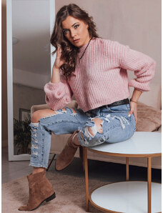 Women's oversize sweater BILLIS pink Dstreet