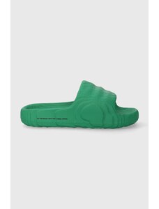 adidas Originals papuci Adilette 22 bărbați, culoarea verde