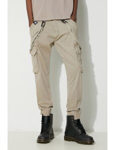 Alpha Industries pantaloni Utility Pant bărbați, culoarea bej, mulata, 128202